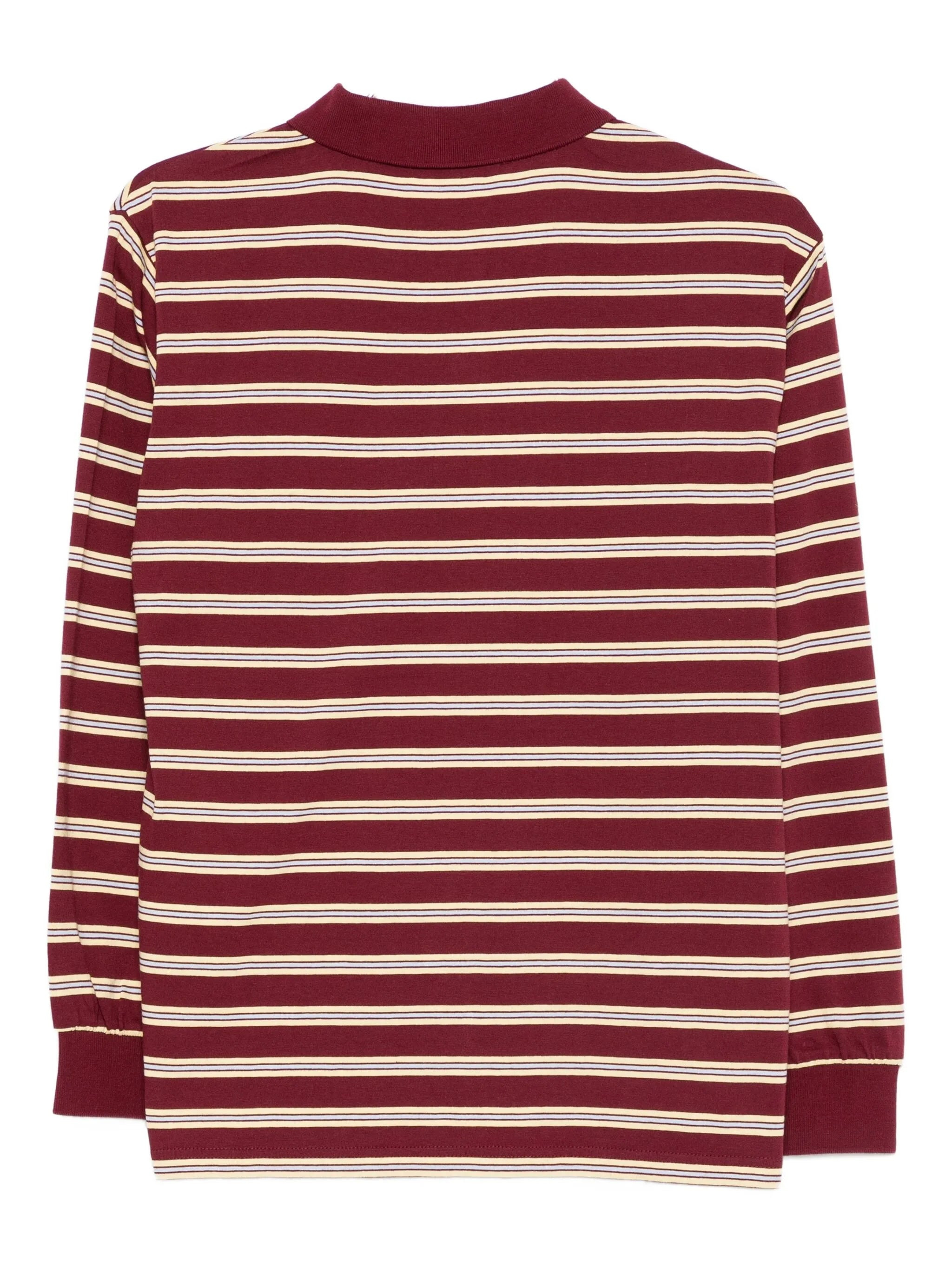 Dunst Striped Long-sleeved Polo Shirt - 2