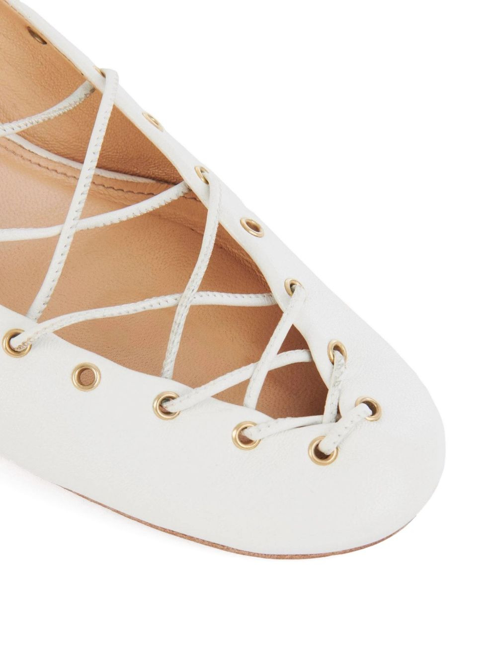 60mm Ghillies lace-up pumps - 3