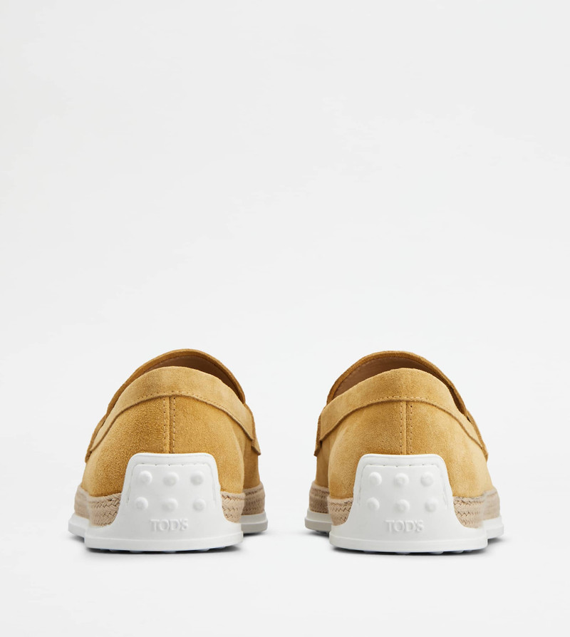 Tod's LOAFERS IN SUEDE - YELLOW outlook