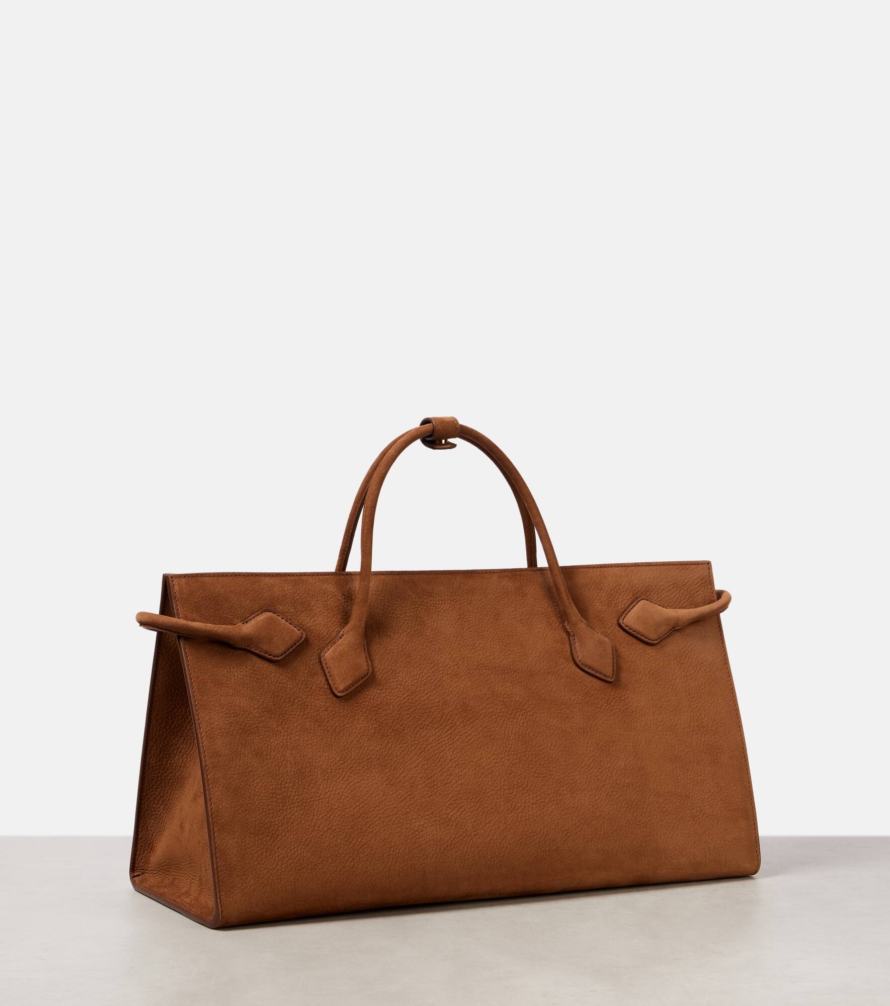 Le Teckel suede tote bag - 4
