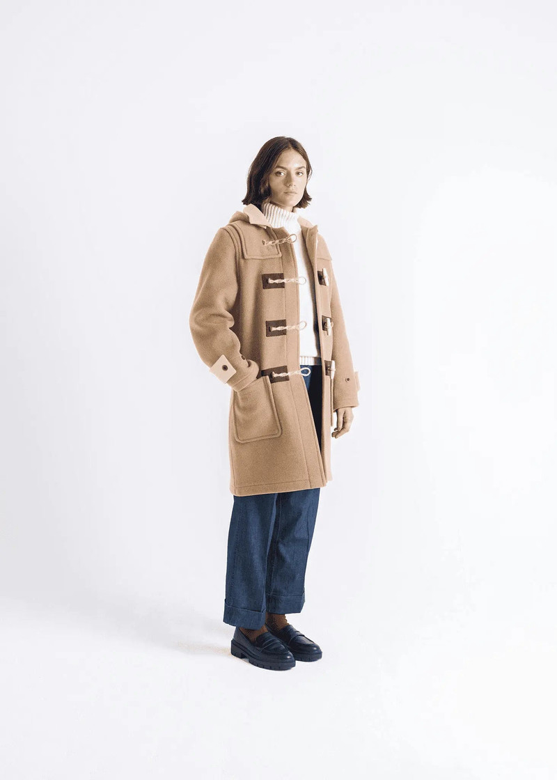 Women's Collared Alison Duffle Coat Camel 4