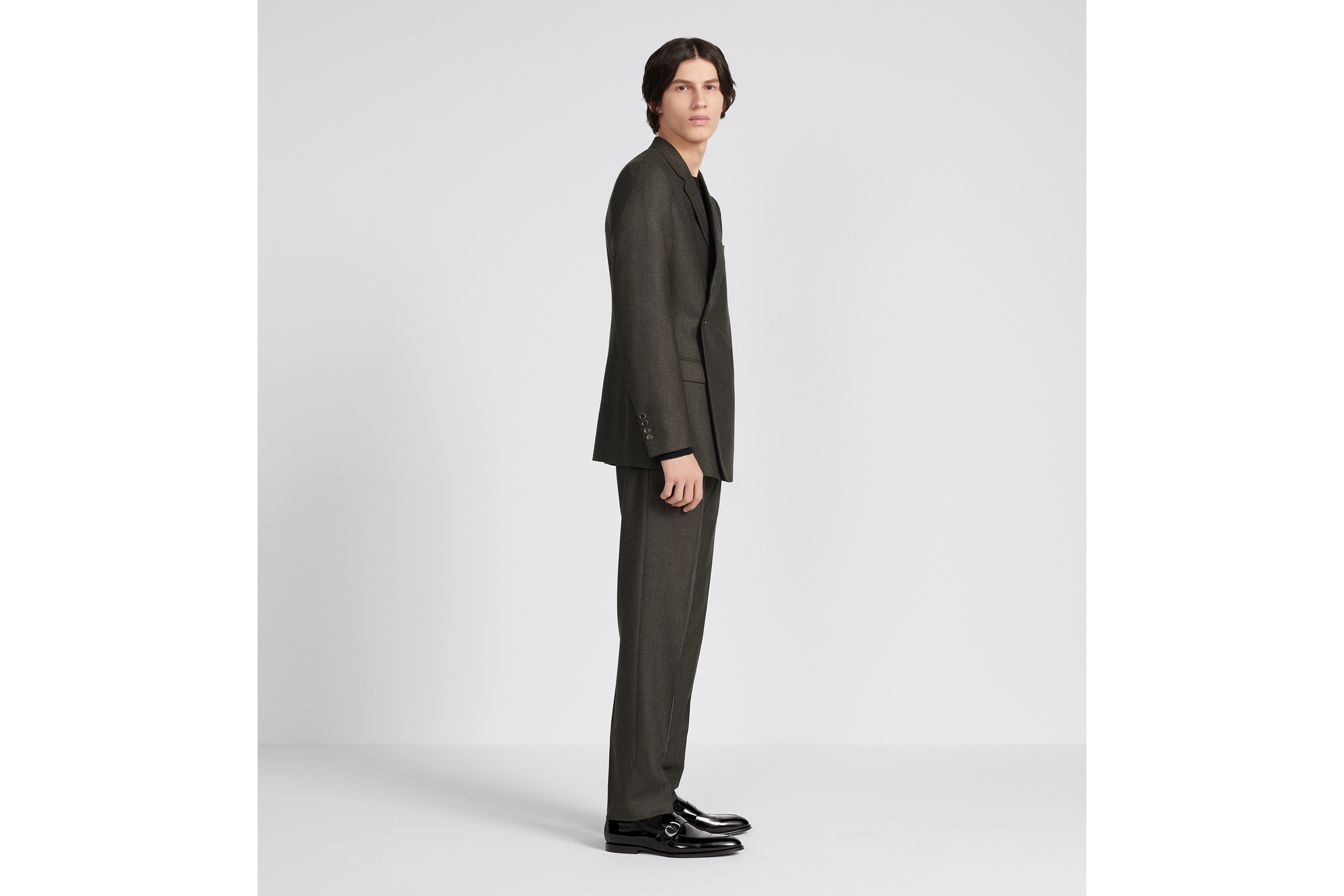 Classic-Cut Oblique Suit - 2