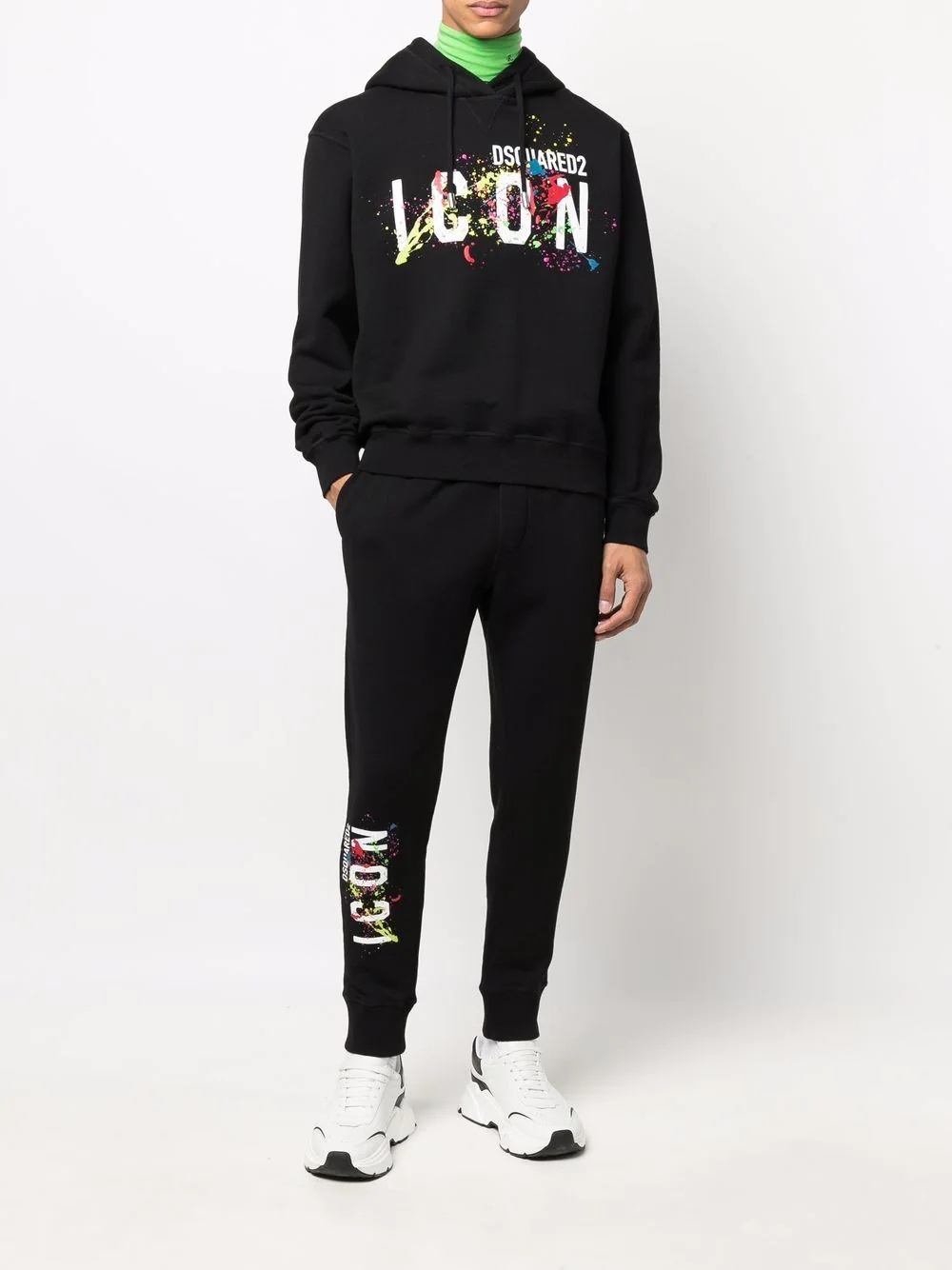 logo-print hoodie - 2