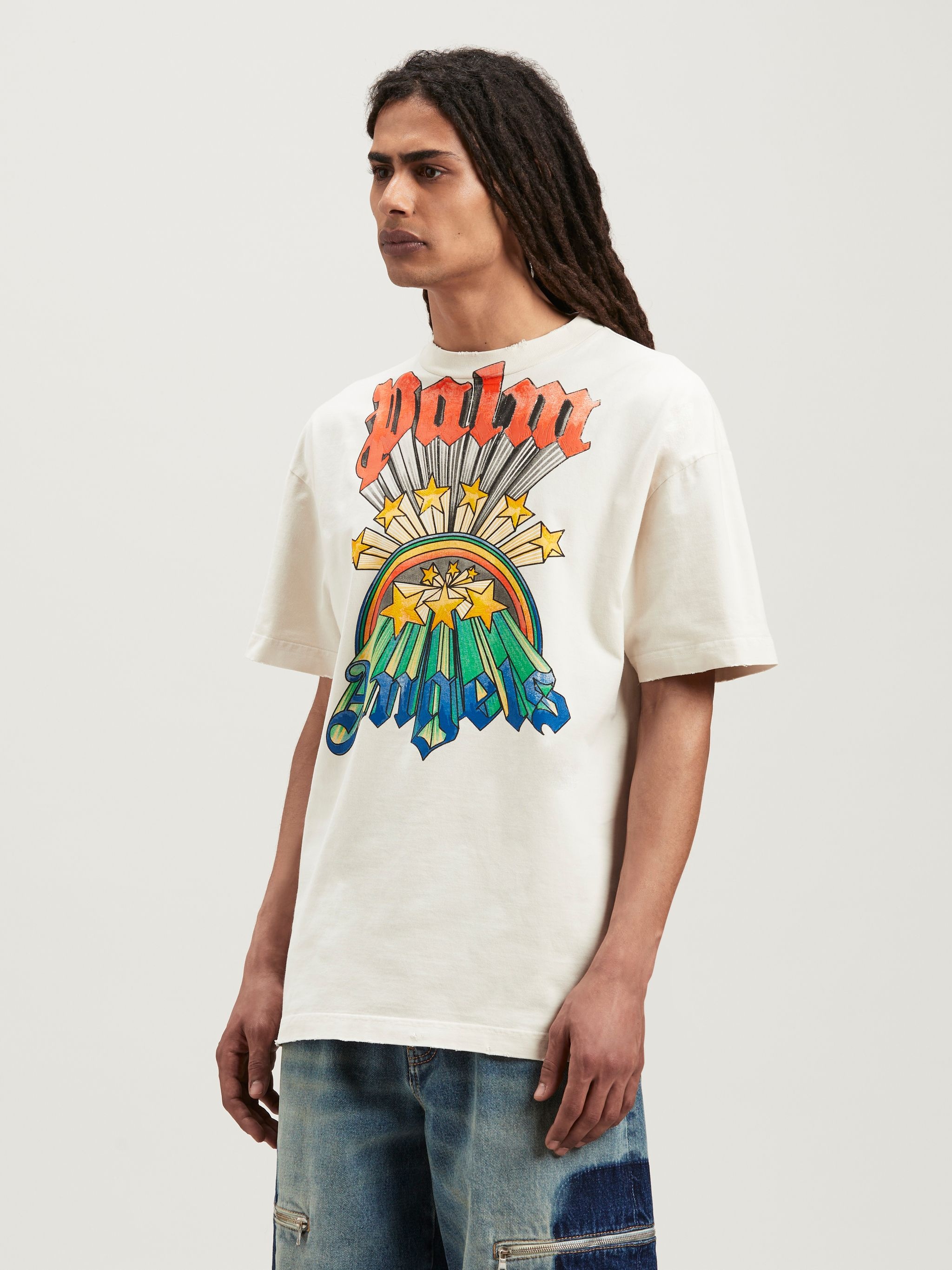 Palm Angels Rainbow T-Shirt - 4
