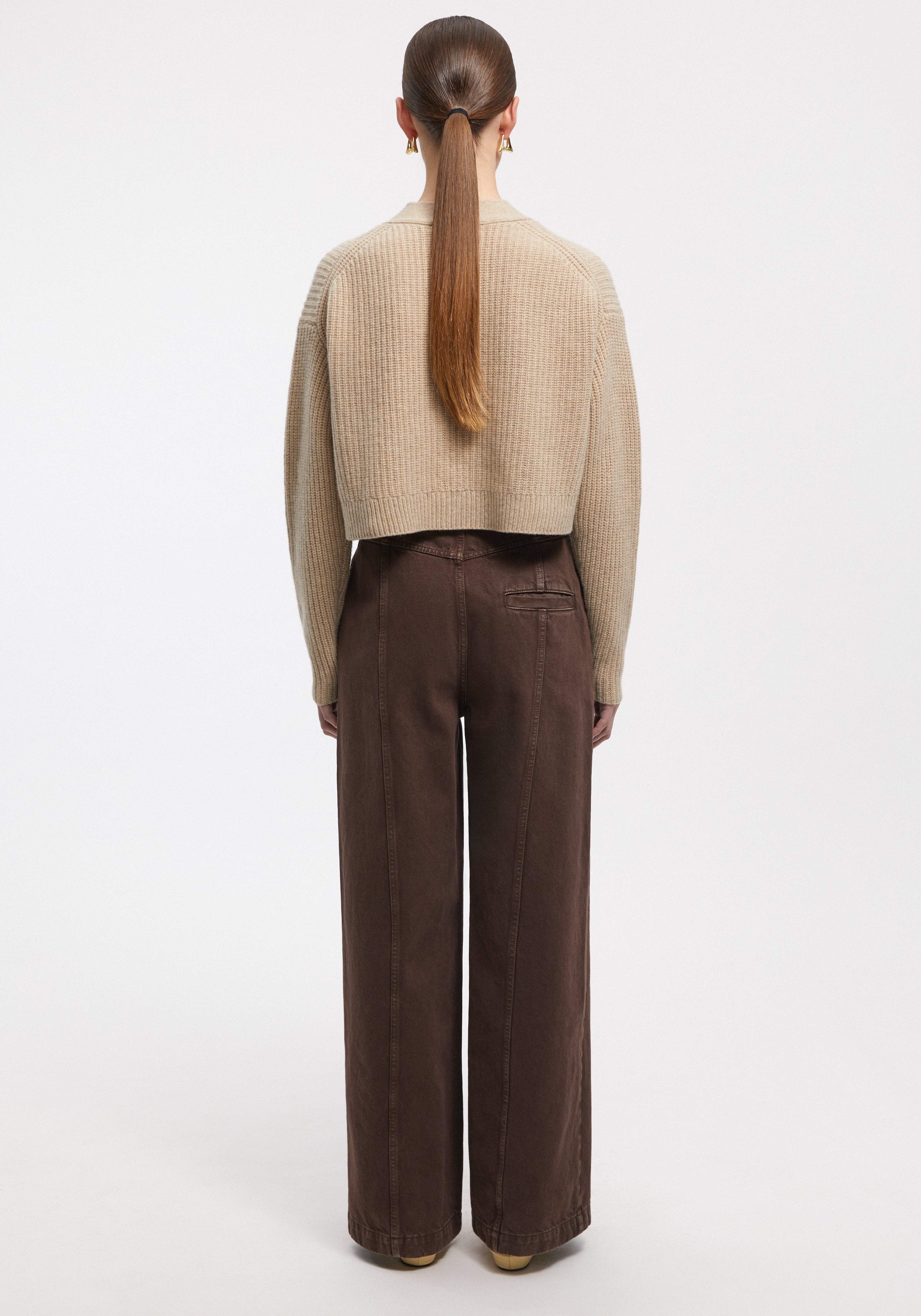 LEAH
Merino-wool V-neck cardigan - 4