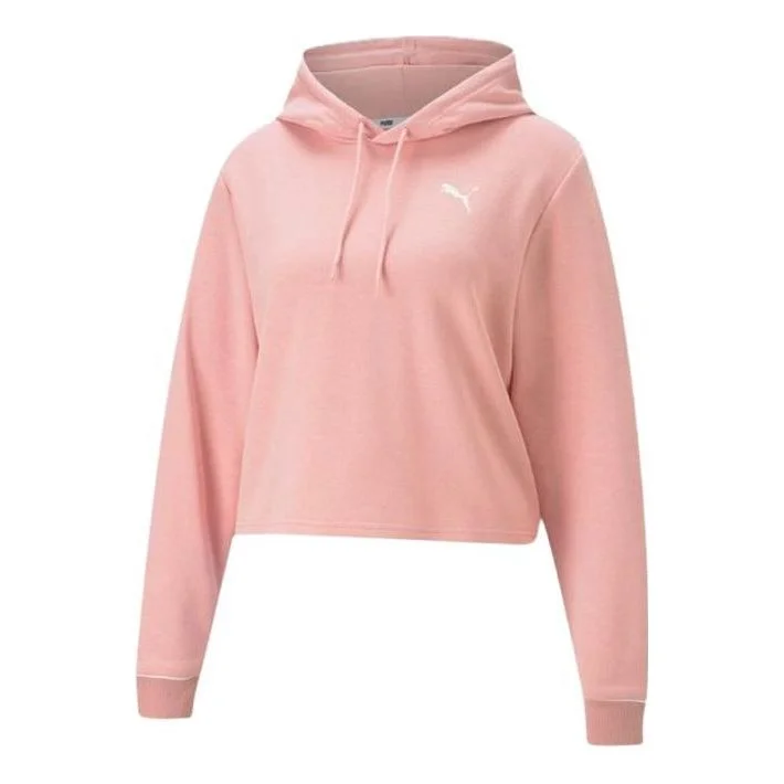 (WMNS) PUMA Style Cat Hoodie 'Pink White' 587162-14 - 1