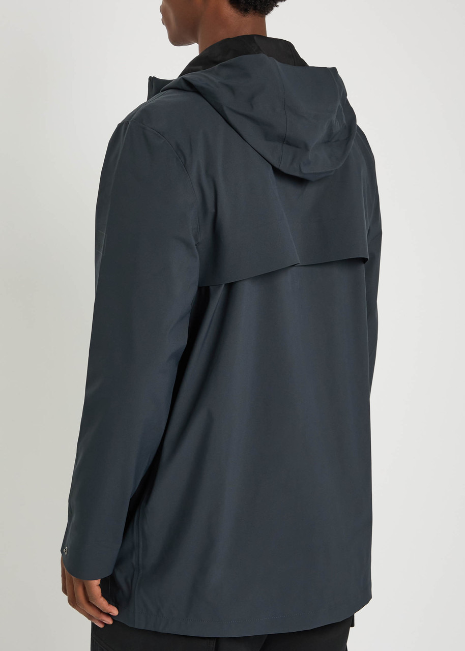 Rains Suva Long Hooded Shell Jacket - 3