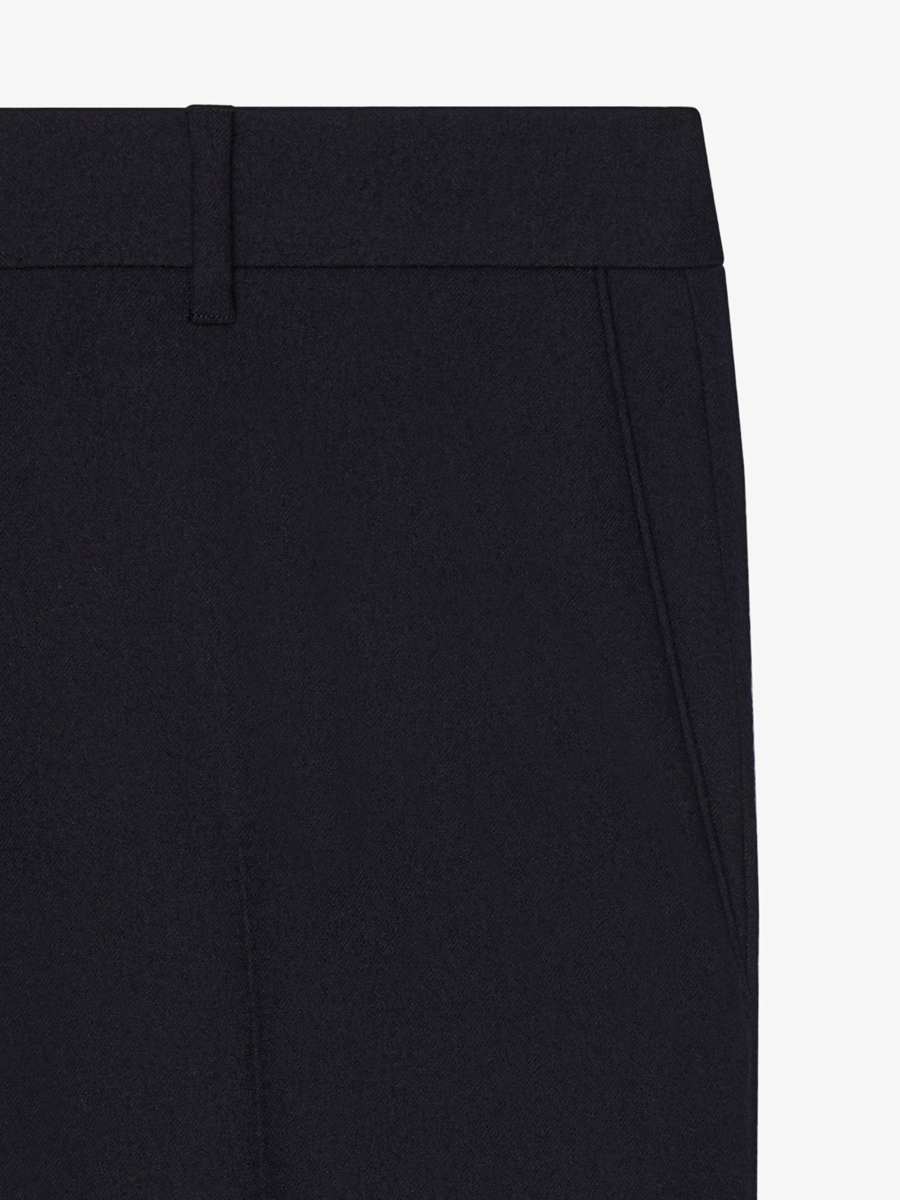 SLIM FIT TAILORED PANTS IN WOOL - 5