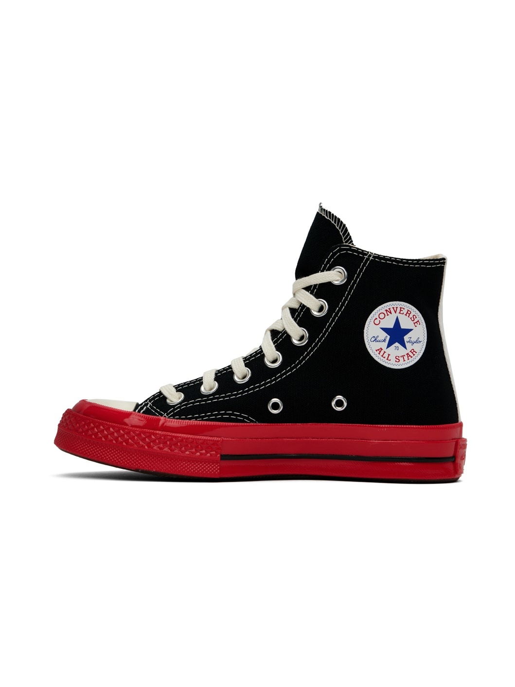 Black & Red Converse Edition PLAY Chuck 70 High-Top Sneakers - 3