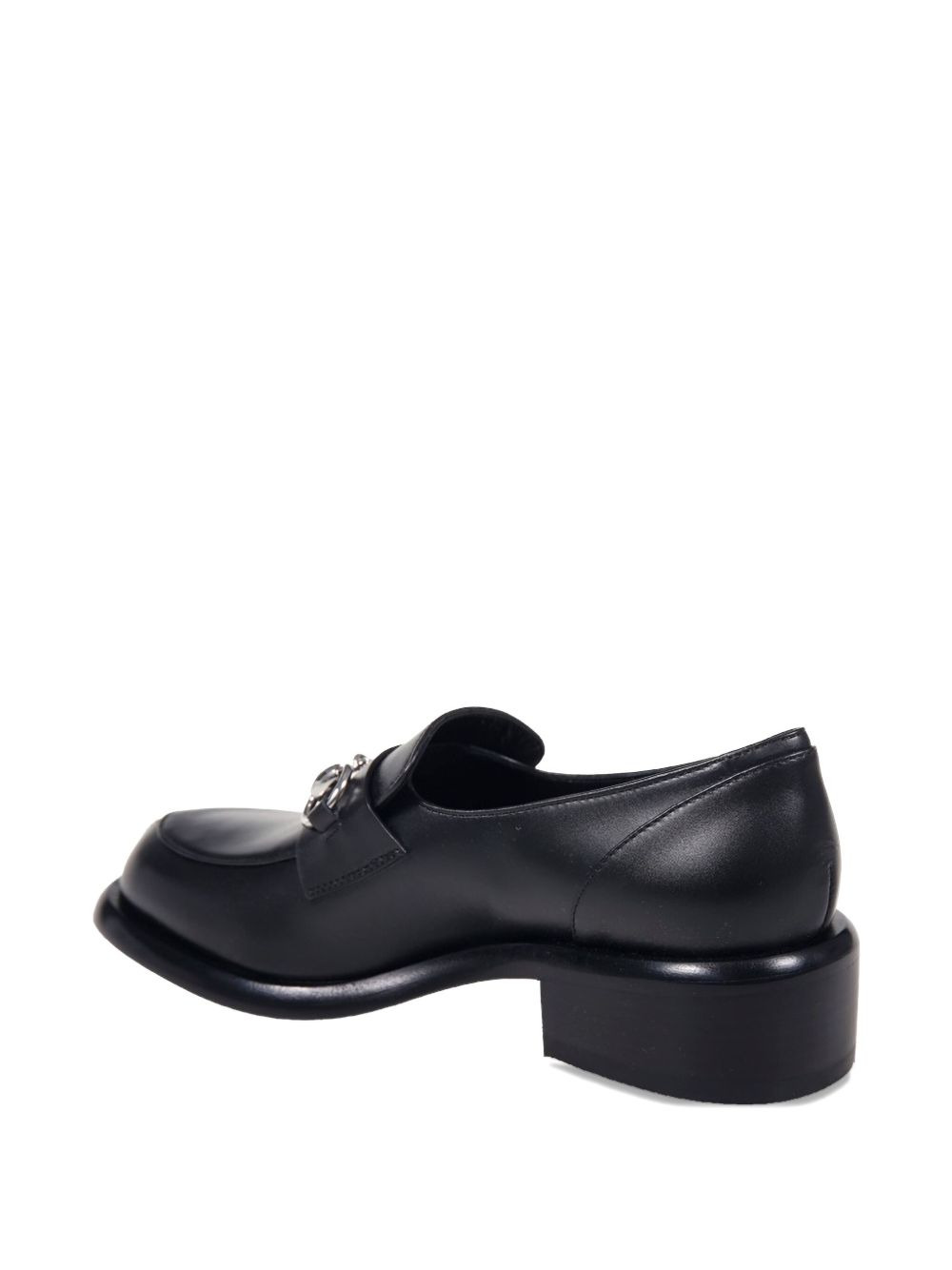 Horsebit heeled loafers - 4