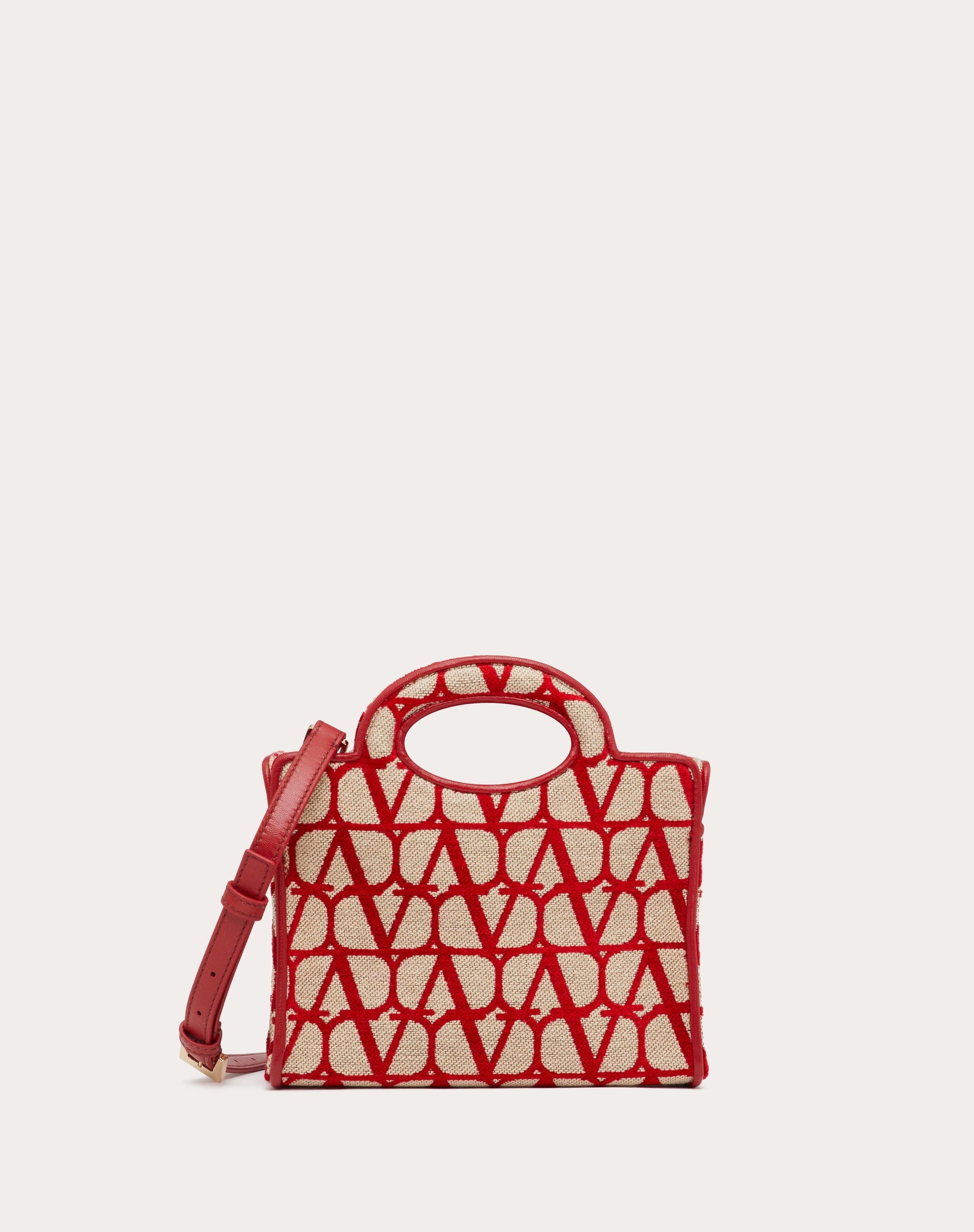 【VALENTINO】LE TROISIEME MINI TOTE BAG Valentino Garavani - Le Troisième Toile Iconographe Mini