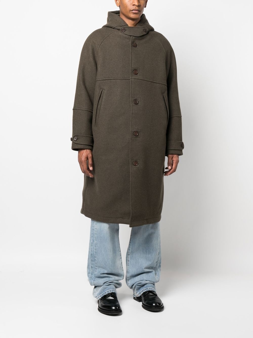 Duffel single-breasted parka - 3