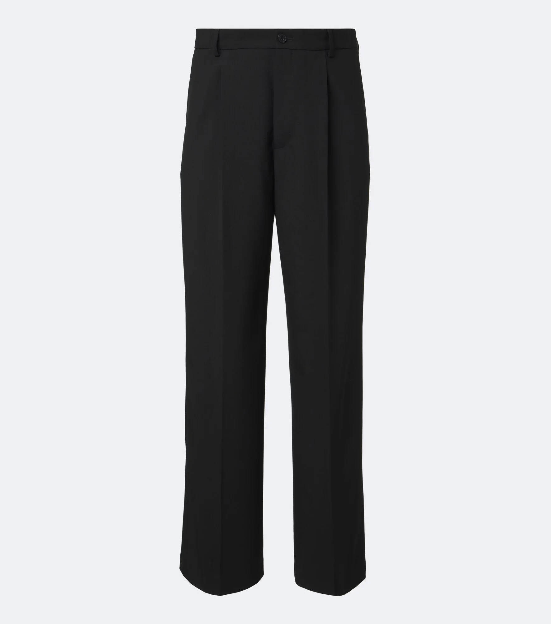Pleated wool wide-leg pants - 1