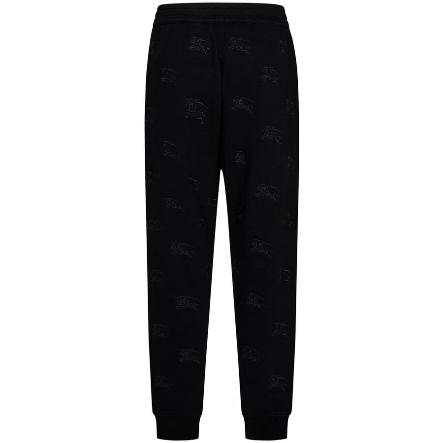 Burberry Larkan Ekd-Embroidered Cotton Track Pants - 2