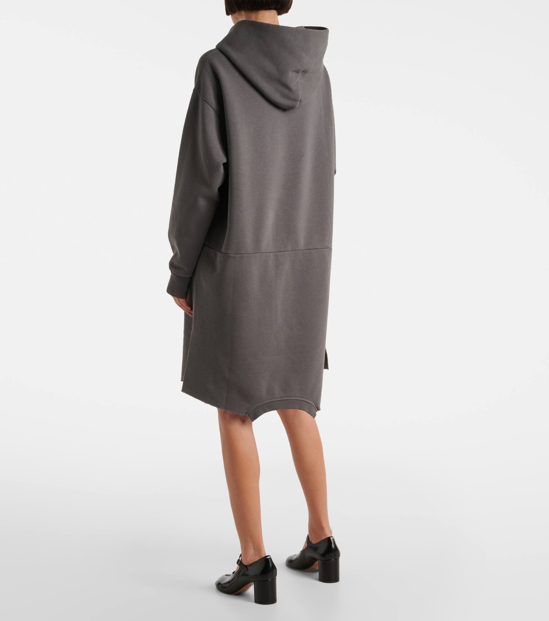Cotton-blend jersey sweater dress - 3