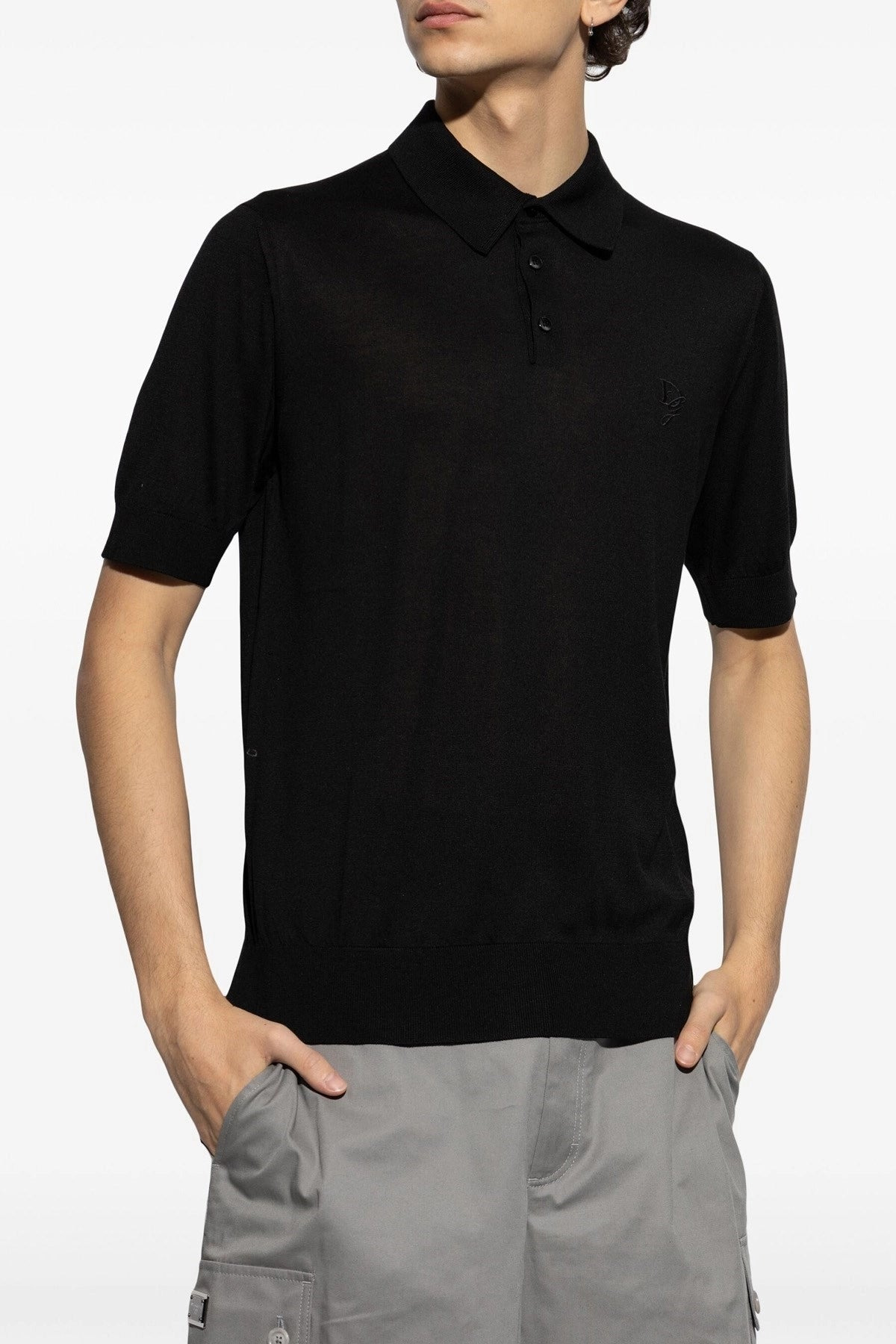 Dolce & Gabbana Men Knitted Polo Shirt - 2