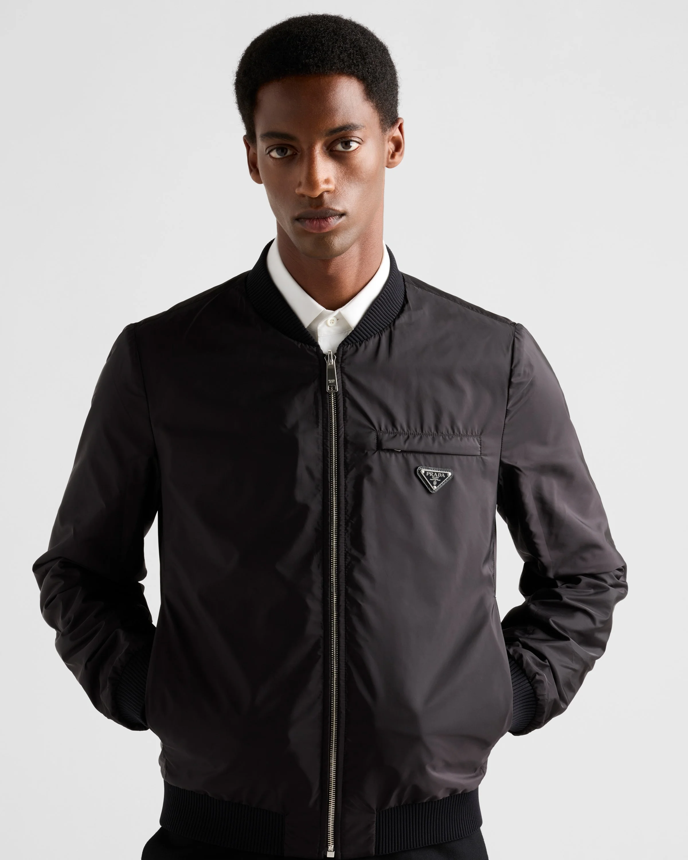 Prada Nappa leather bomber jacket | REVERSIBLE