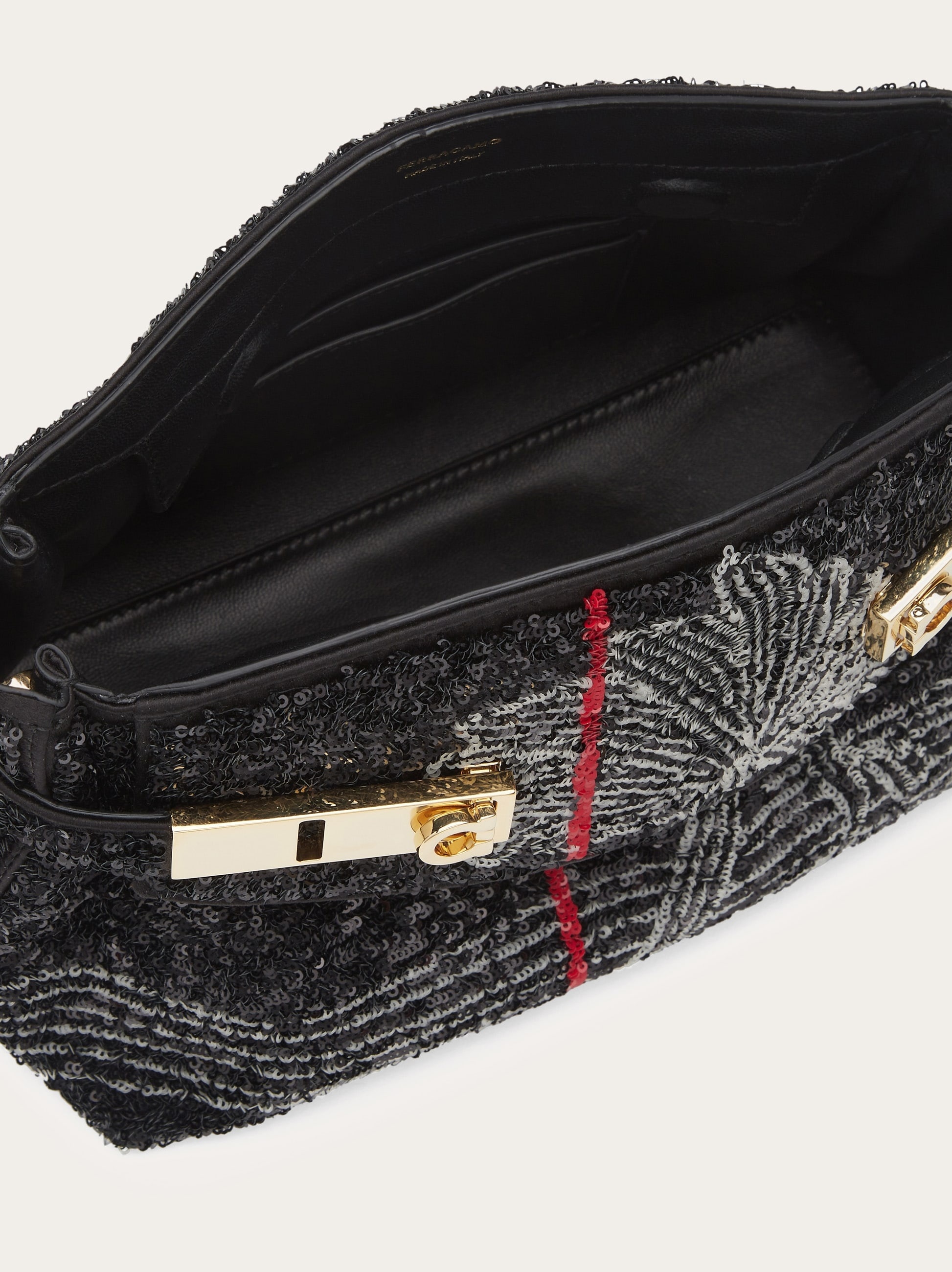 Hug handbag with sequins (S) - 6