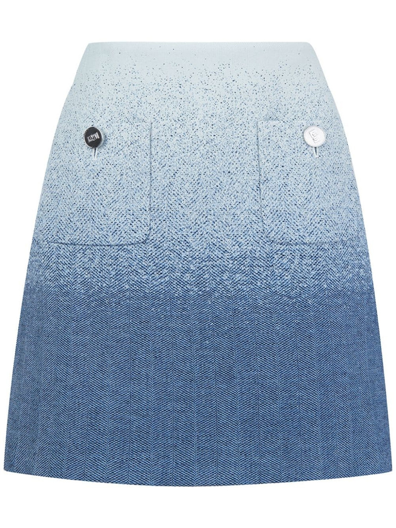 gradient-effect A-line skirt 1