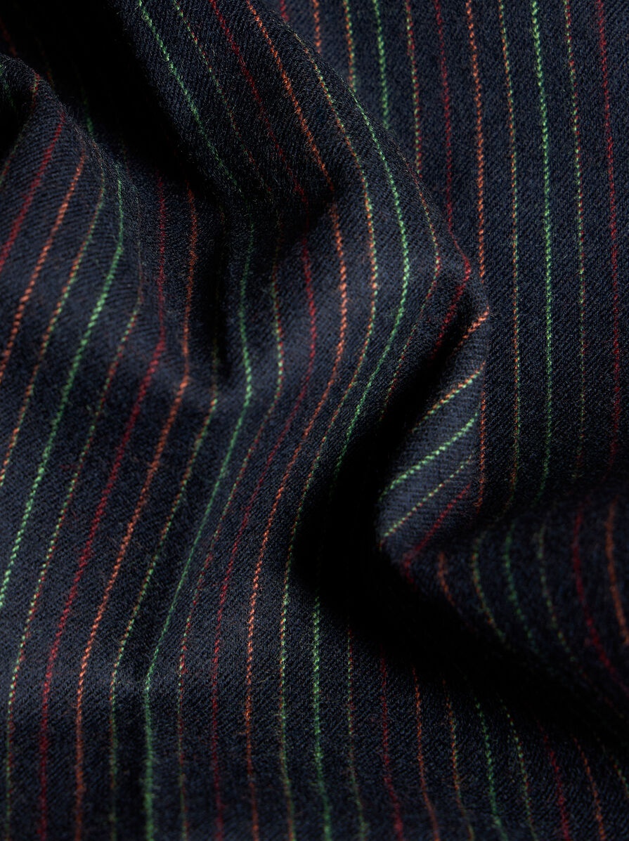 MULTICOLOURED PINSTRIPED TROUSERS - 3