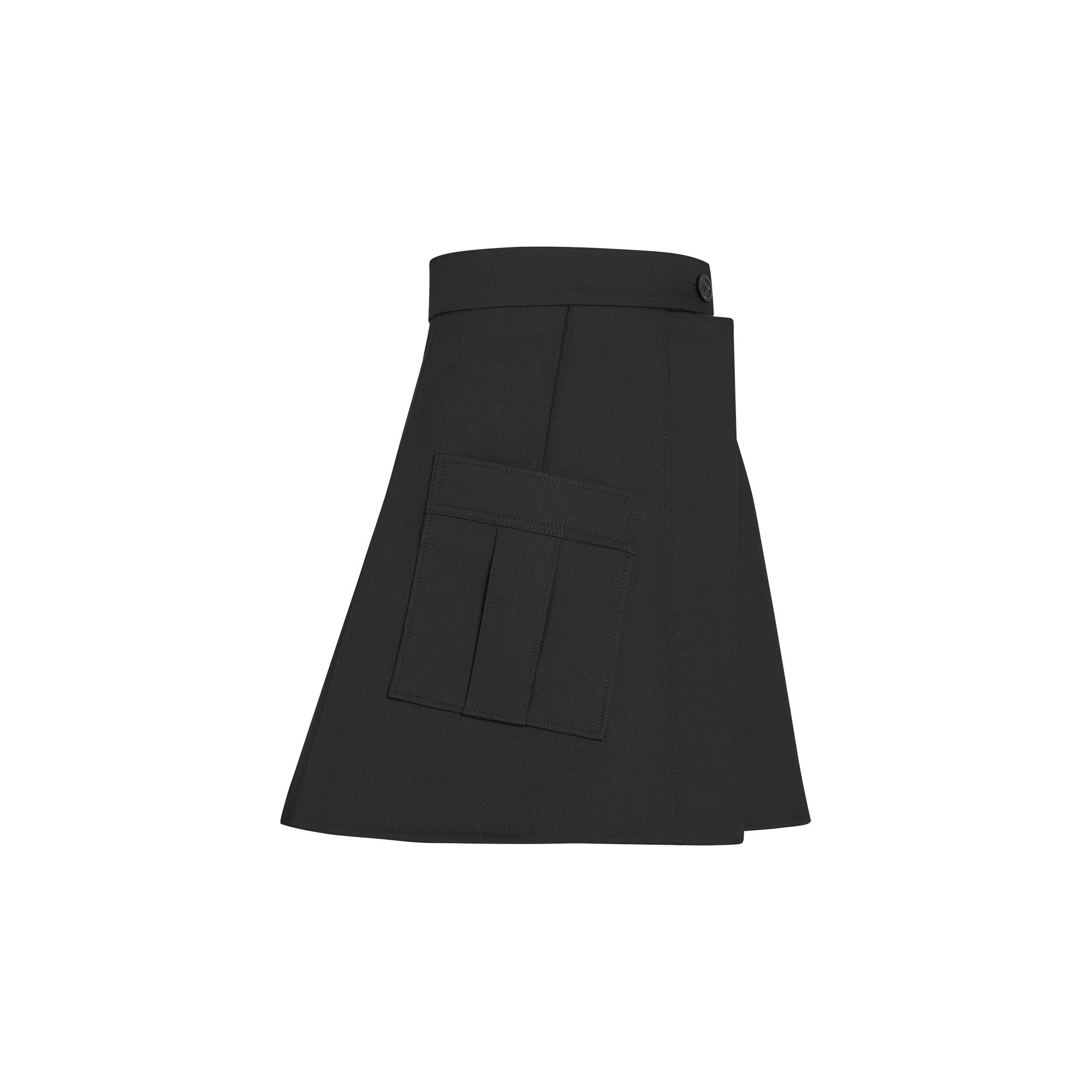 A-Line Wrap Skirt - 2