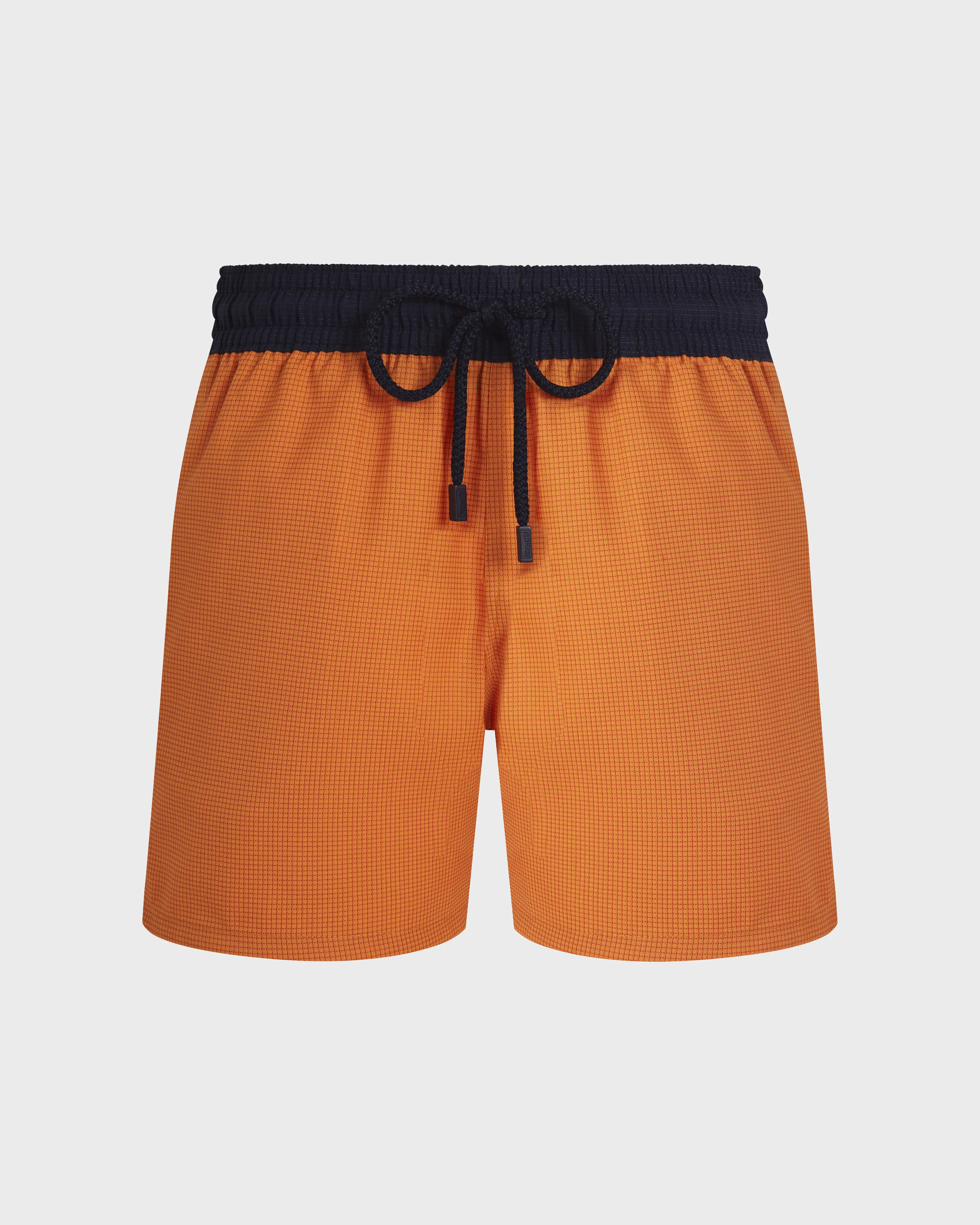 MEN WOOL SWIM SHORTS MICRO CARREAUX TAILORING - 1
