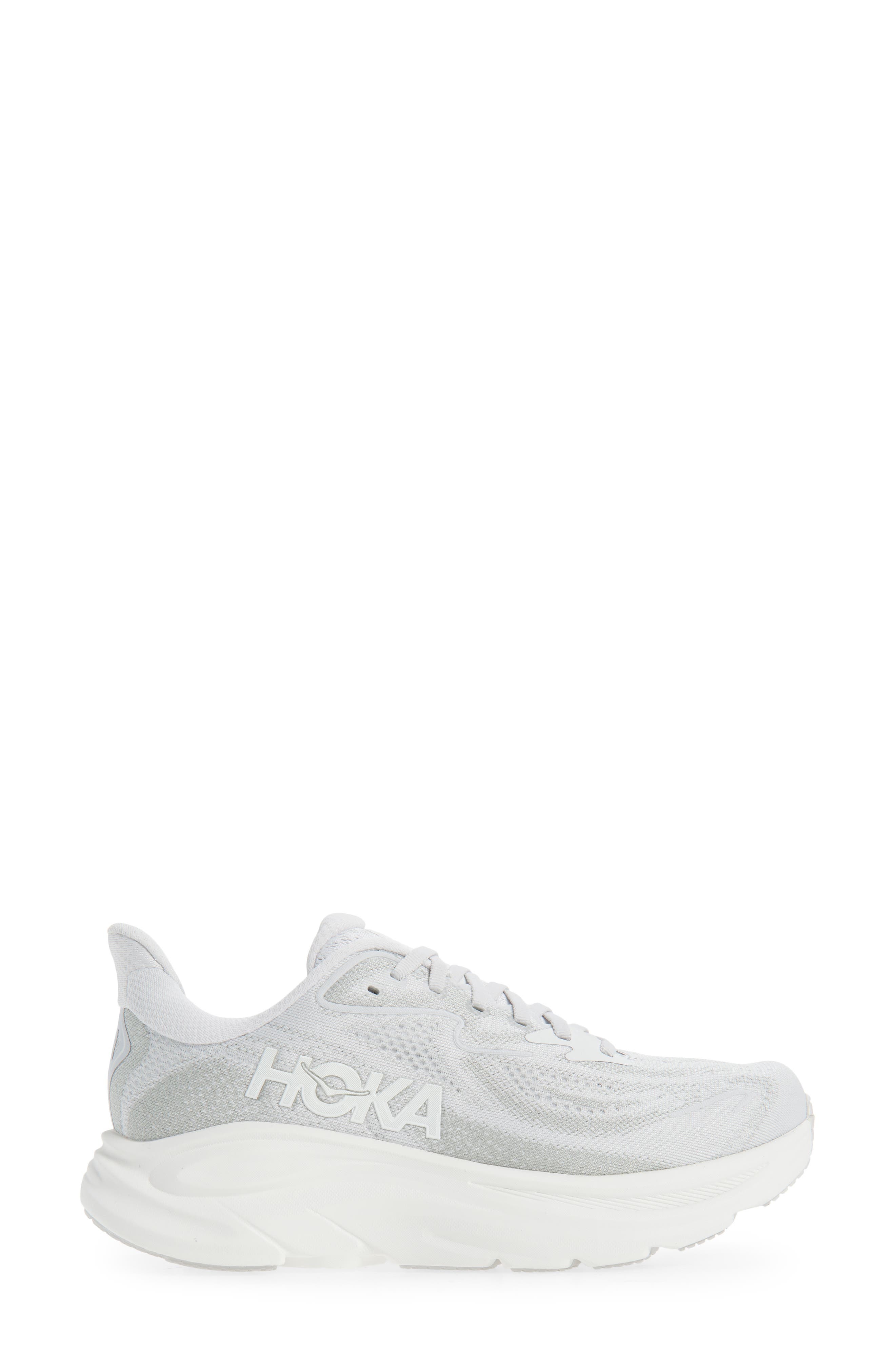 HOKA Clifton 10 Running Shoe in Cosmic Grey /Stardust at Nordstrom - 3