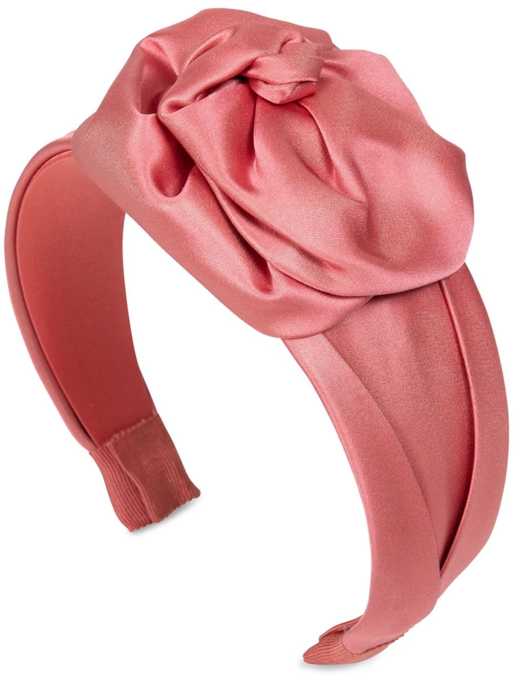 Rosalina floral-appliquÃ©d silk headband - 1