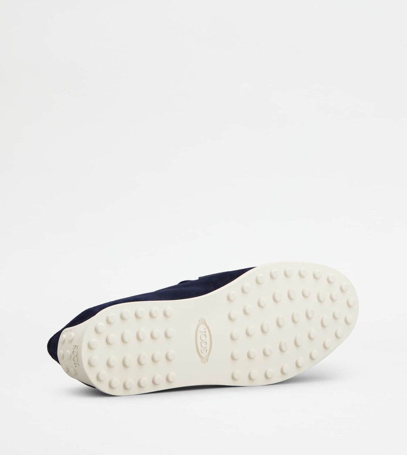 LOAFERS IN SUEDE - BLUE 4