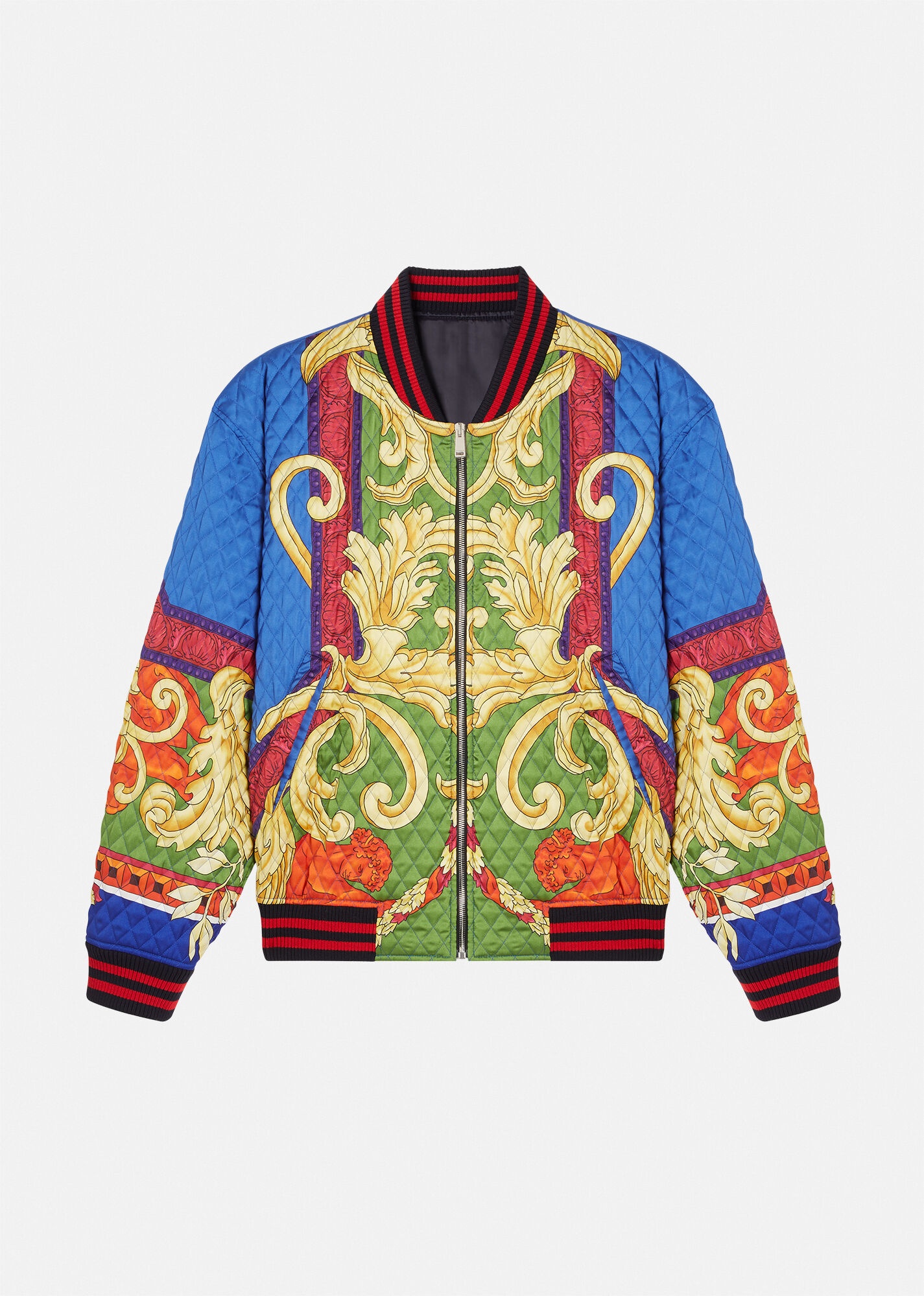 Medusa Renaissance Print Bomber Jacket - 1