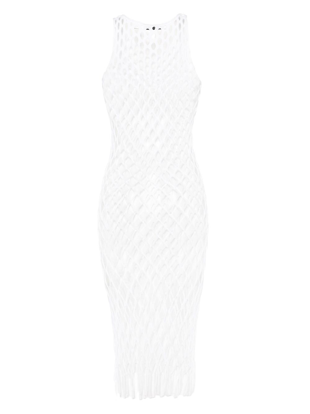 knitted mesh tank dress - 2
