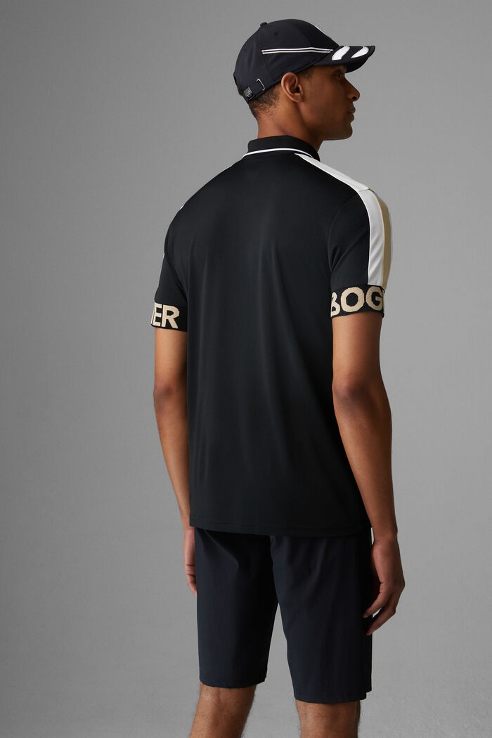 Claudio Functional polo shirt in Black - 3