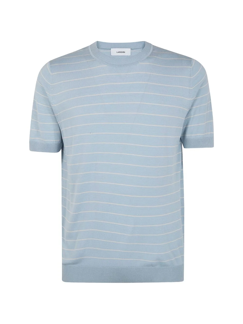 striped silk T-shirt - 1