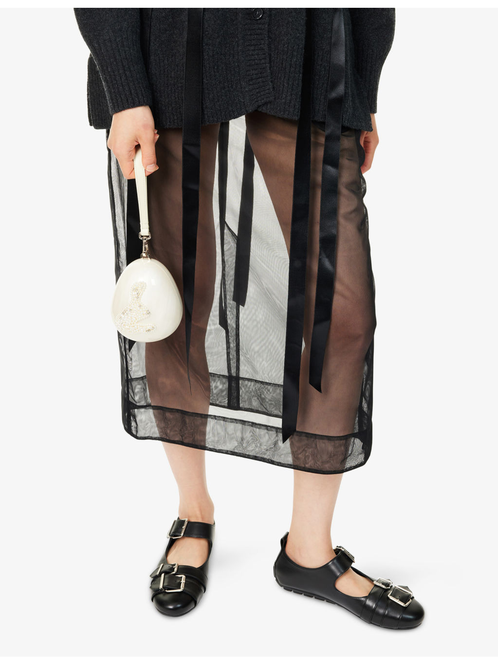 Micro Egg Acrylic Cross-Body Bag - 2