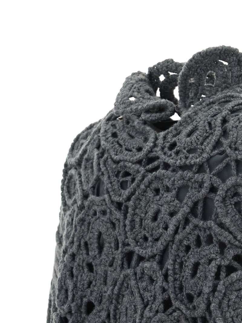 crochet-lace high-neck sweater 3