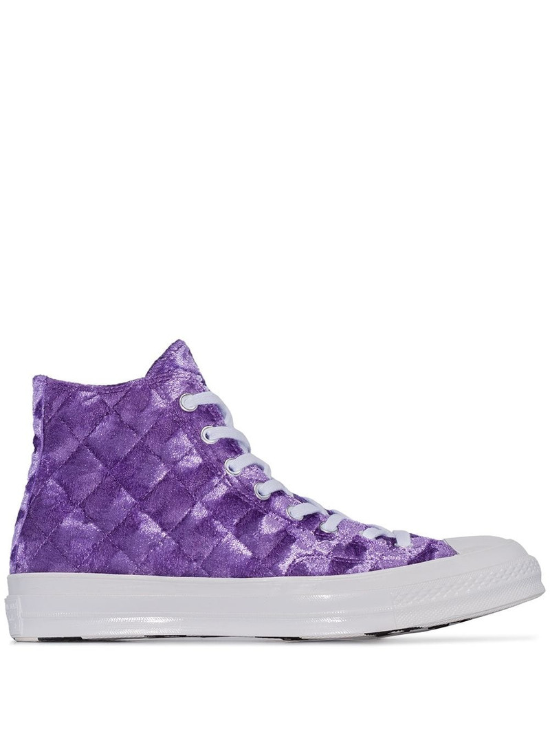 Chuck 70 Hi "Quilted Velvet" sneakers 1