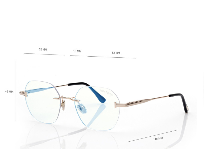 GEOMETRIC BLUE BLOCK OPTICALS 4