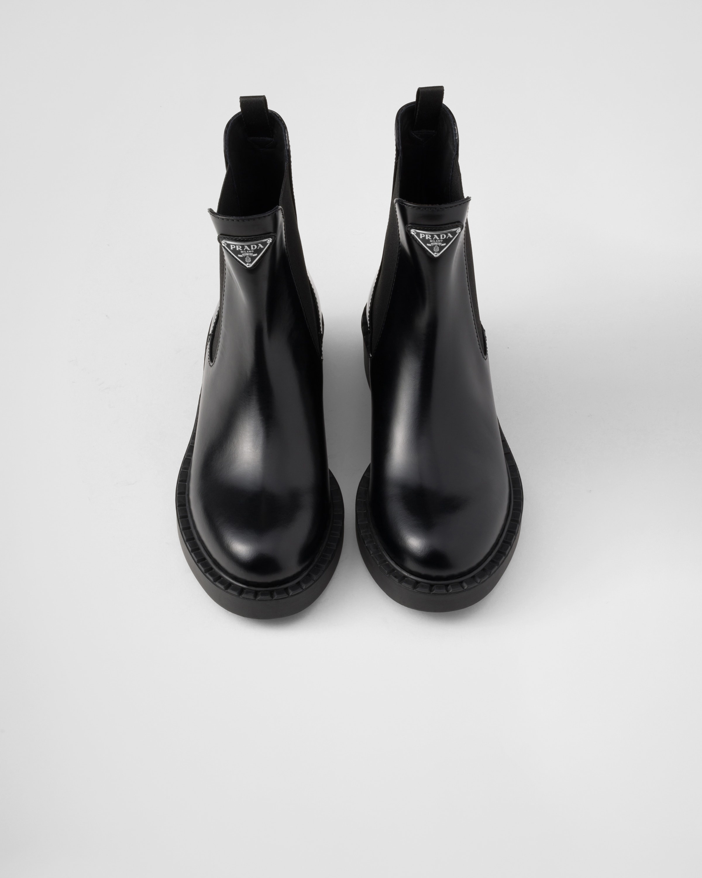 Brushed calf leather Chelsea boots - 4