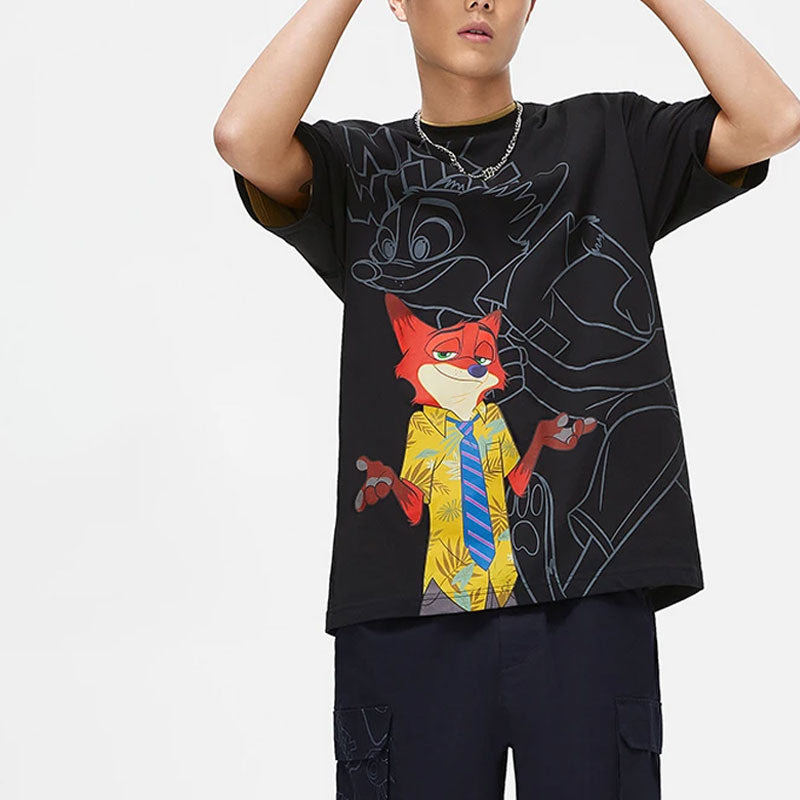 Li-Ning x Disney Zootopia Graphic T-shirt 'Black' AHST271-1 - 6