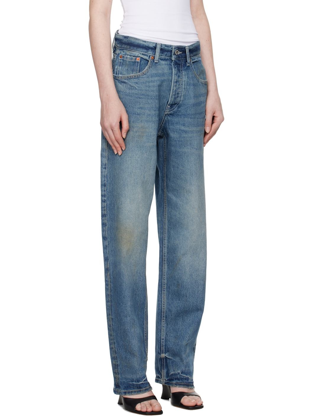 Blue Baggy Jeans - 2