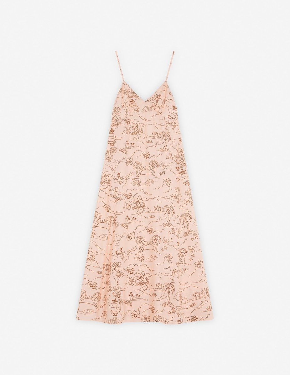 “TROPICAL PALM” STRAP DRESS - 1