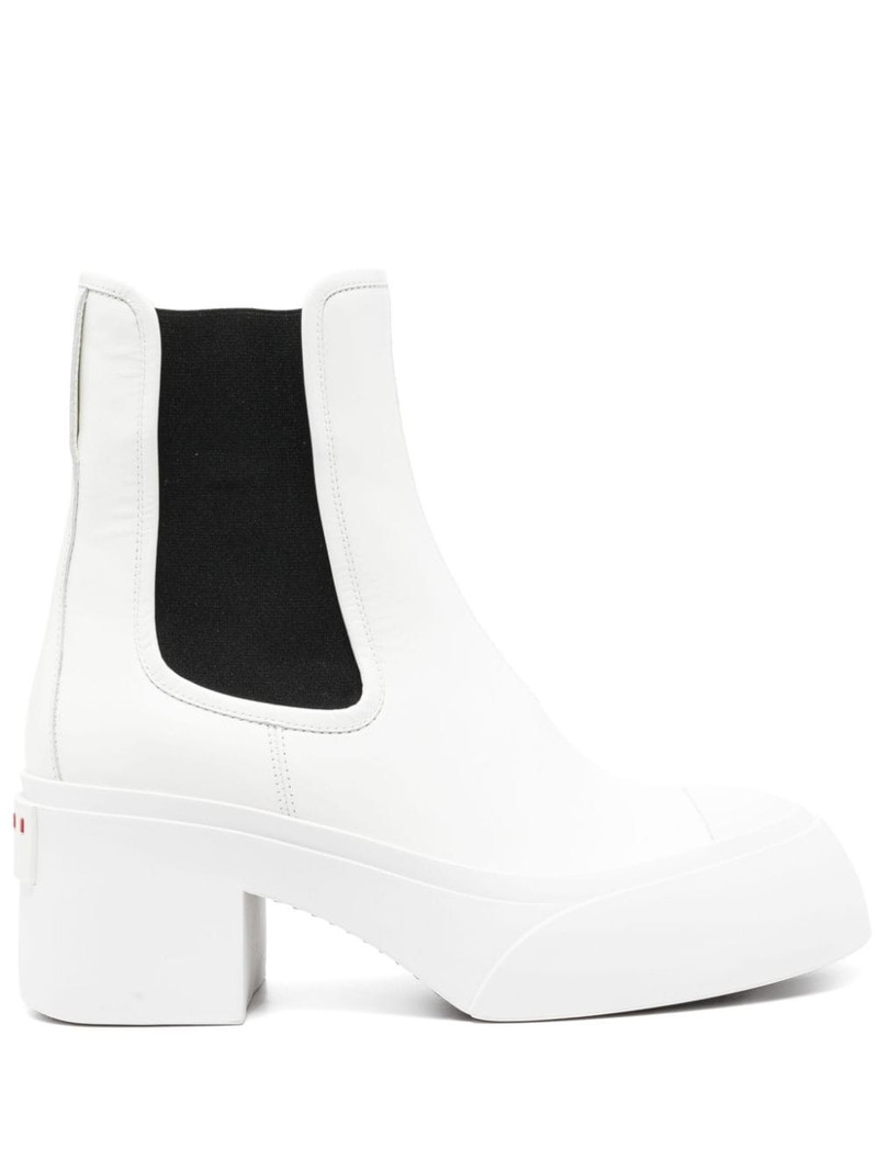 70mm leather Chelsea boots 1