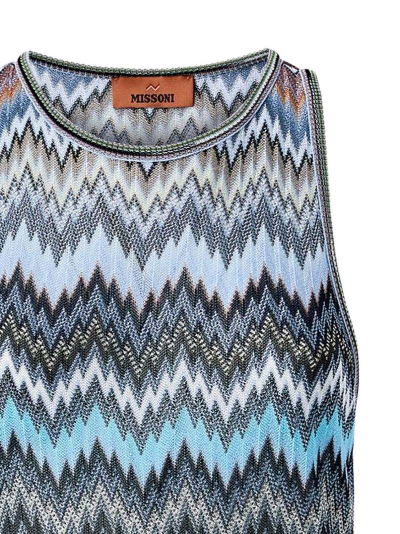 Missoni chevron-pattern top outlook