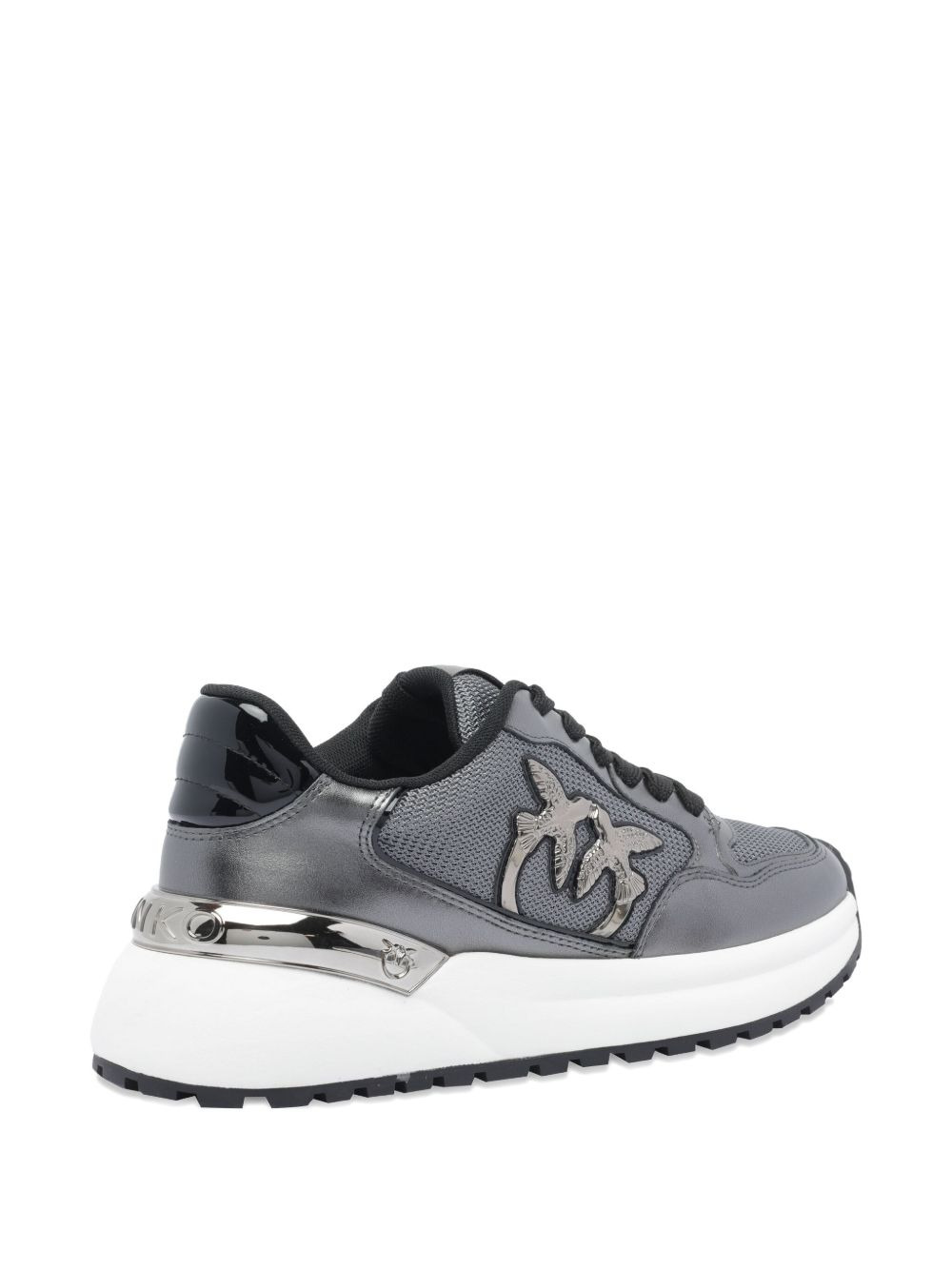logo-detail chunky-sole sneakers - 4
