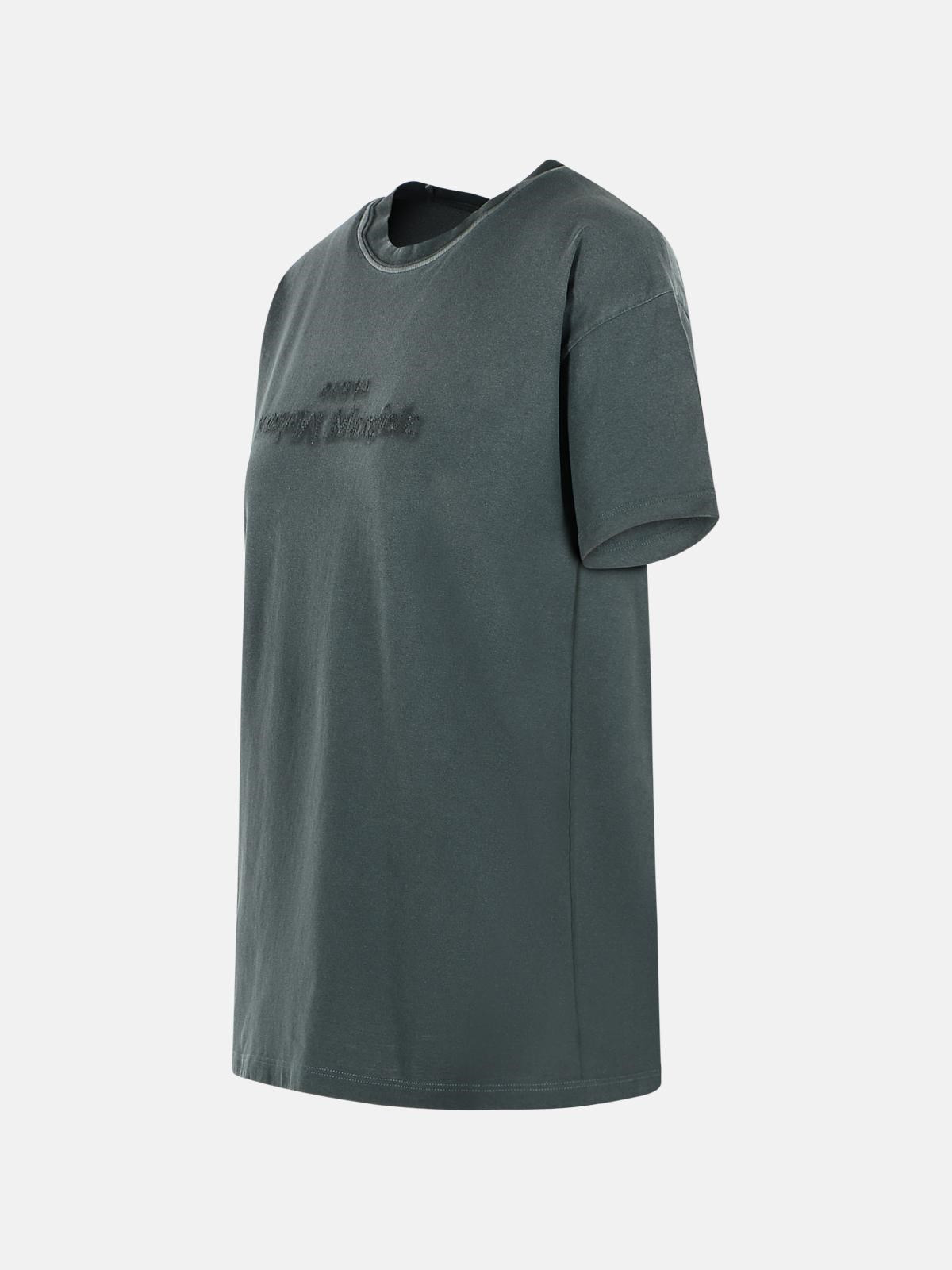 BLACK COTTON T-SHIRT - 2