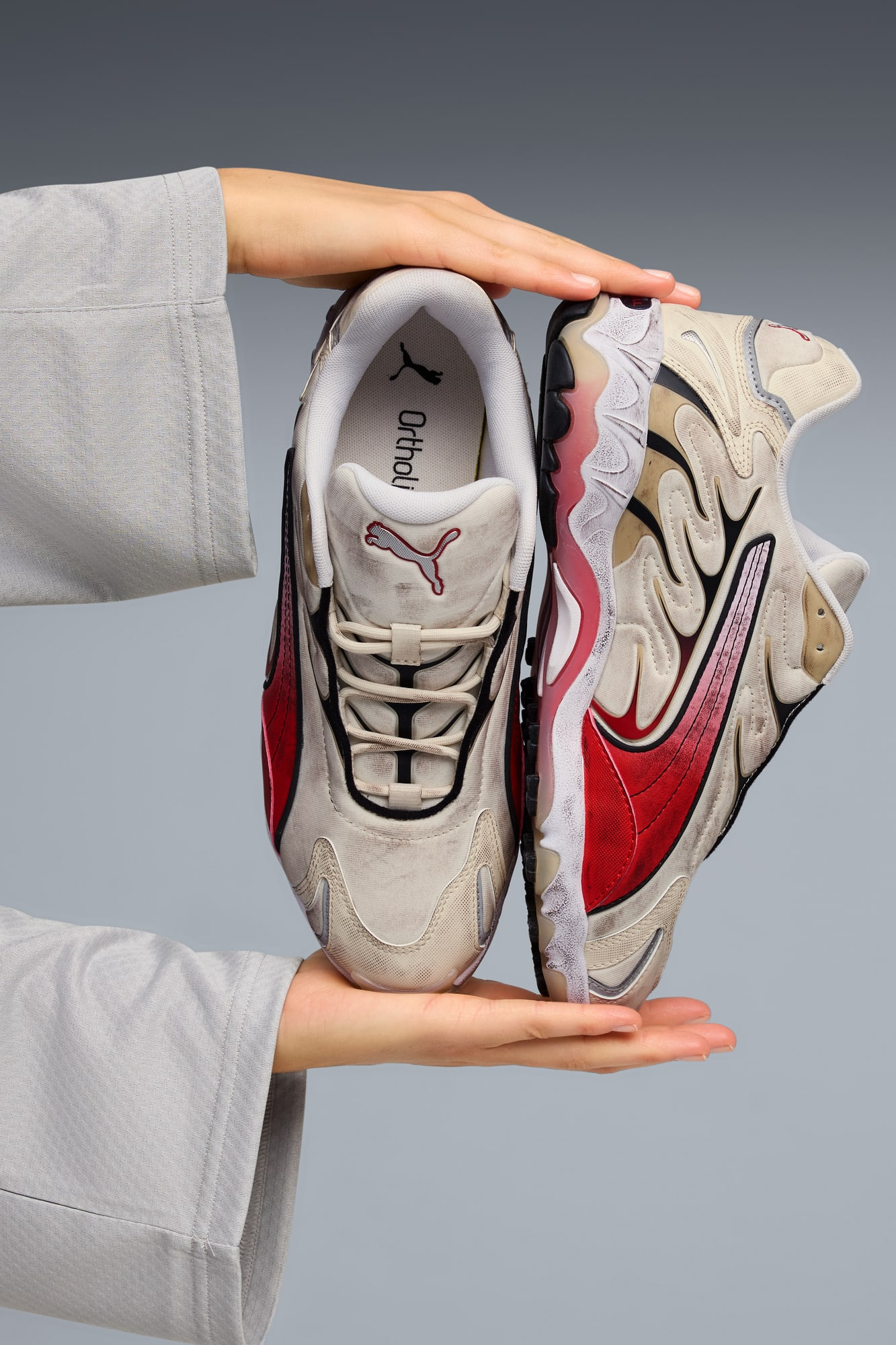 Inhale Distressed Sneakers Unisex - 2