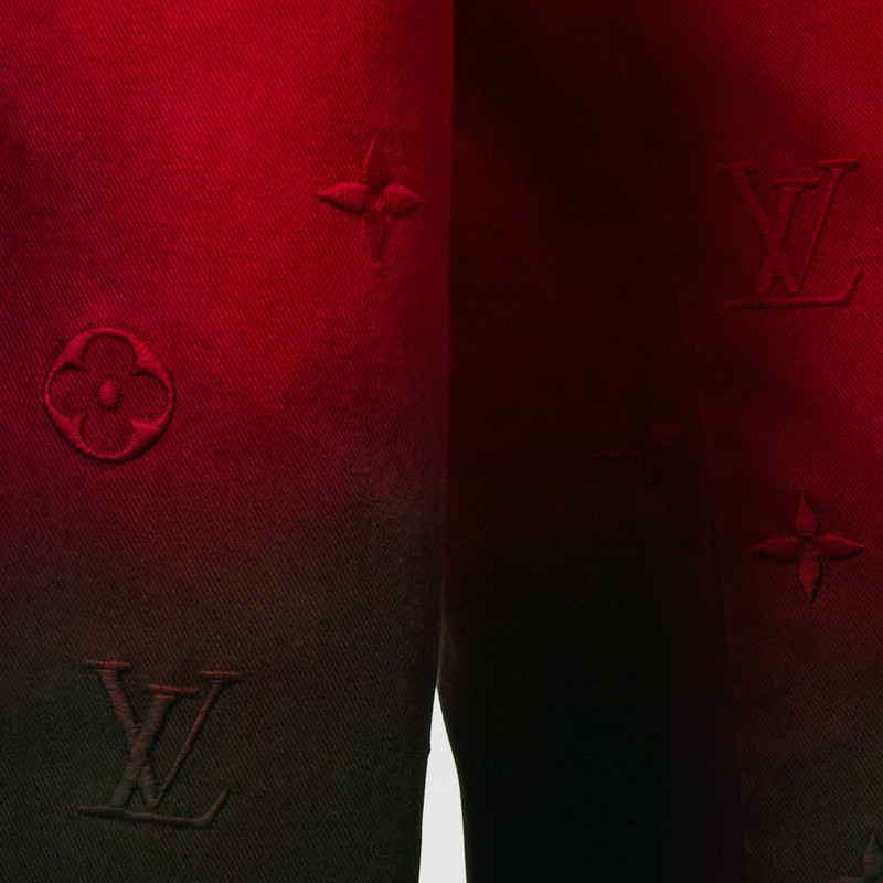 Embroidered Denim Pants 3