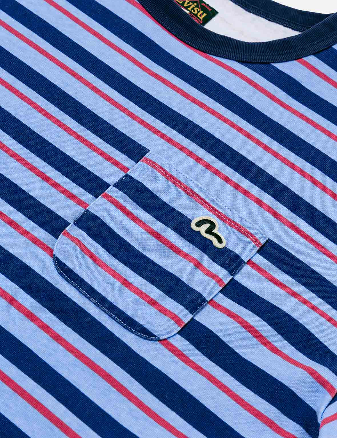 Seagull Appliqué Relax Fit Stripe T-Shirt - 4