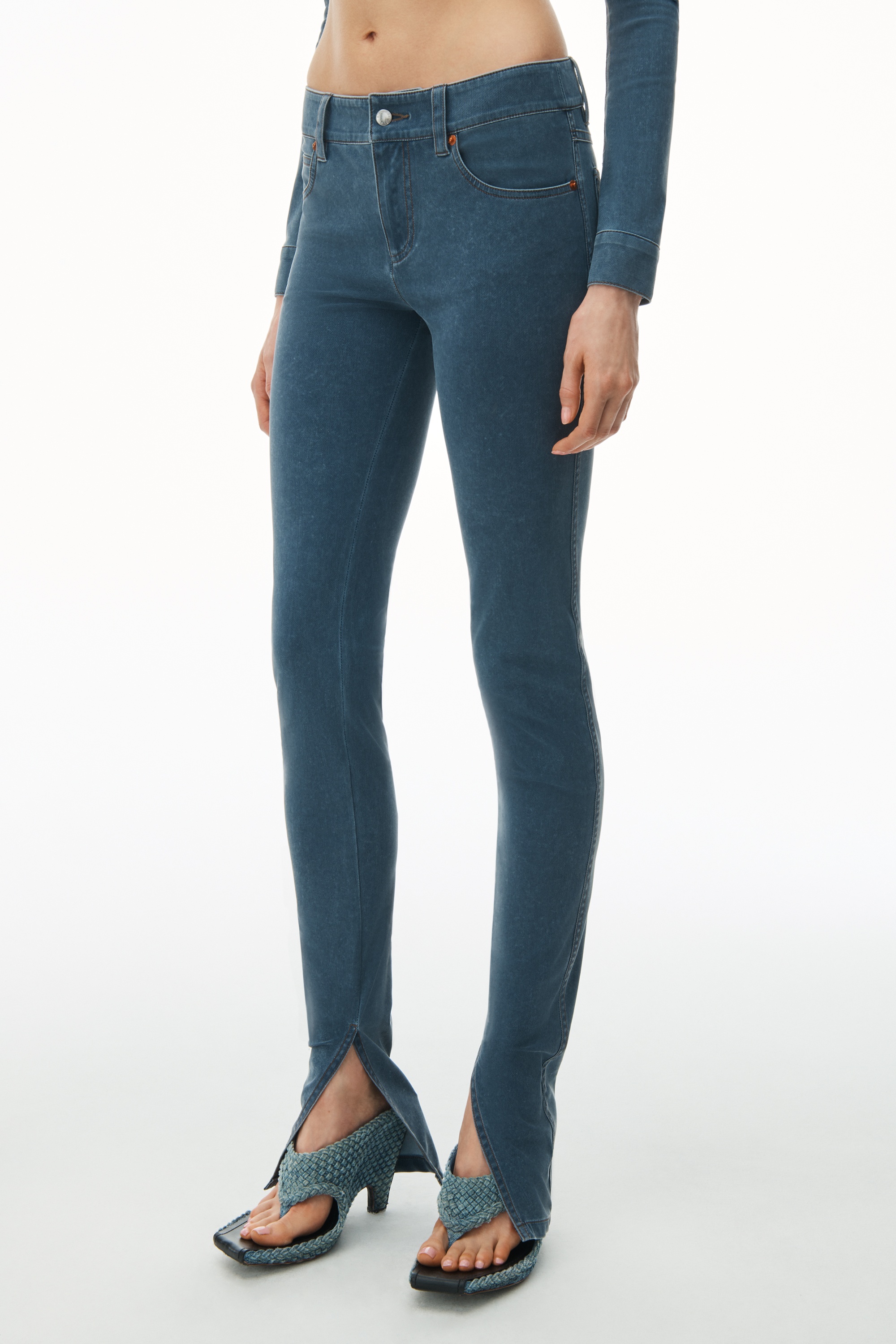 Legging in Denim Trompe-L'oeil - 3