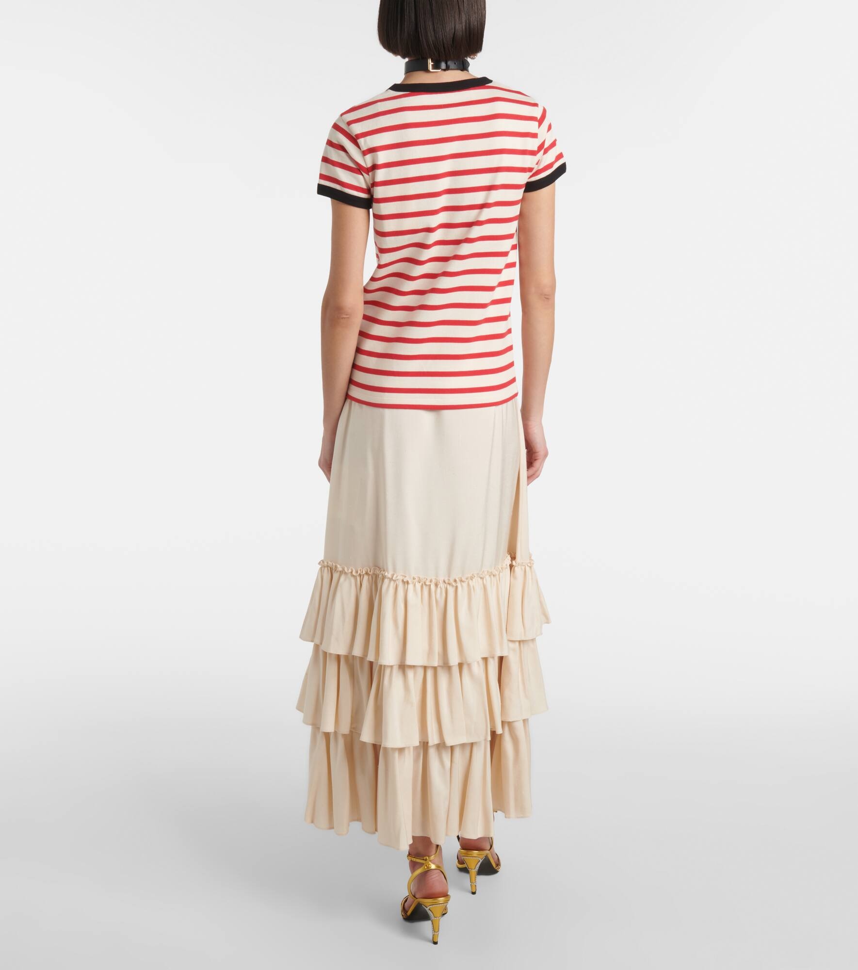 Chez Valentino cotton jersey T-shirt - 3